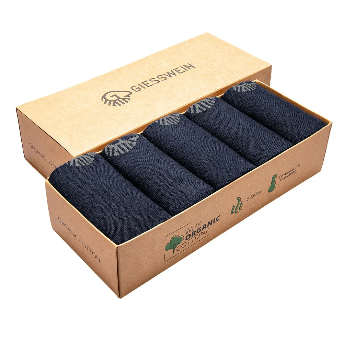 Komfort Socken Bio-Baumwolle (5er-Pack)