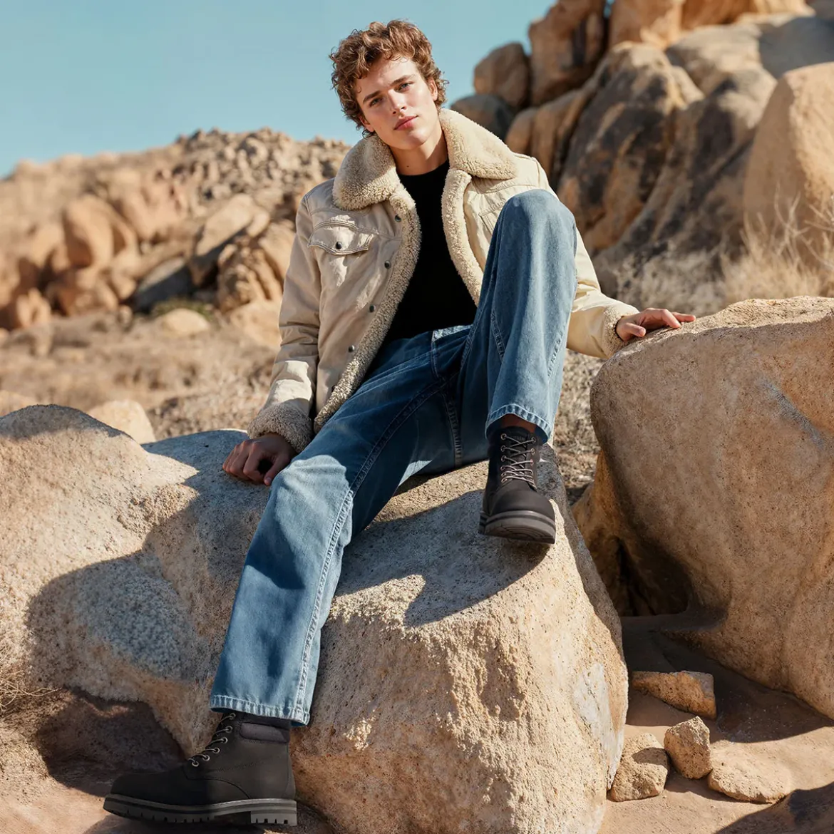 Merino Leather Boot Men