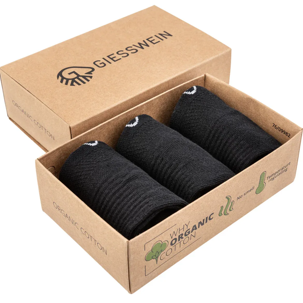 Sneaker Socken Bio-Baumwolle (3er-Pack)