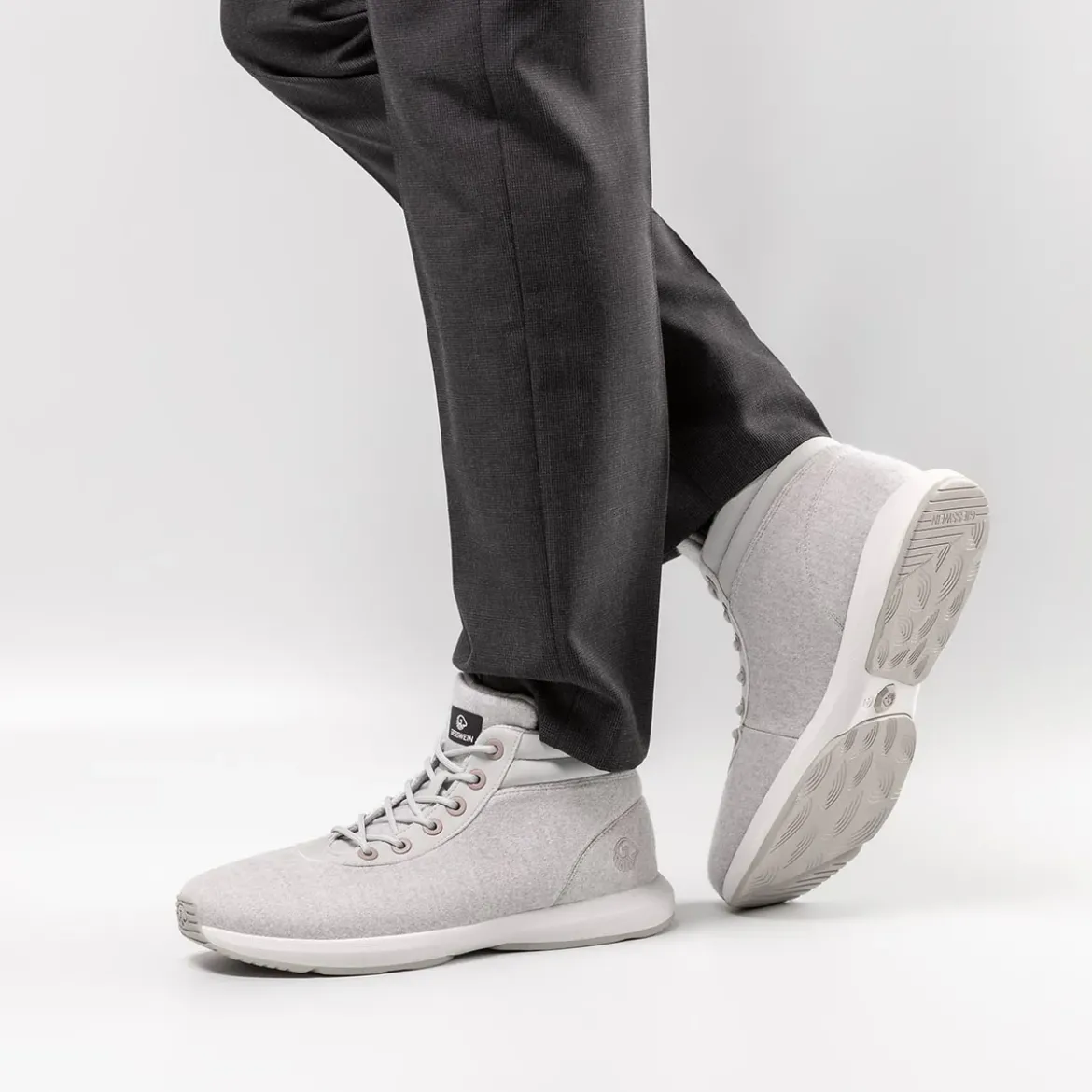 Wool Sneaker High Top Men