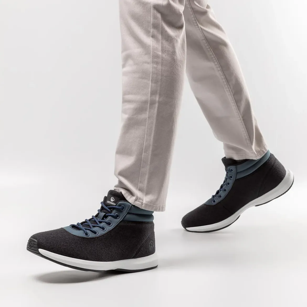 Wool Sneaker High Top Men