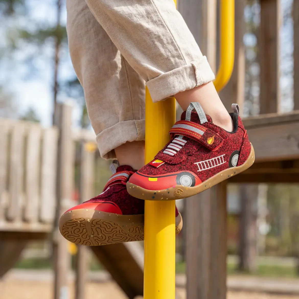 Wooly Steps Barefoot Feuerwehr