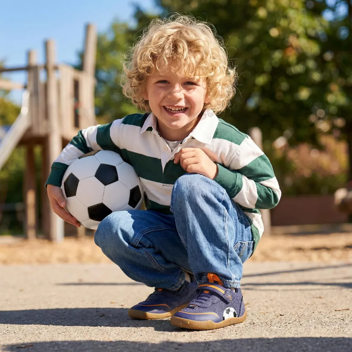 Wooly Steps Barefoot Fußball